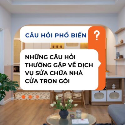 câu hỏi mà khách hàng sử dụng dịch vụ sửa chữa cải tạo nhà trọn gói của Xây Dựng Nhà Cửa hay hỏi nhất